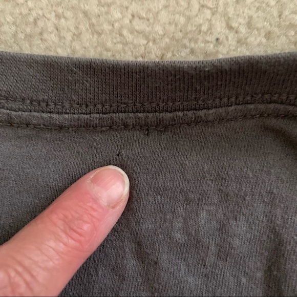 Thirty Single Poetic Justice Tupac Crop L/S Tee - Picture 7 of 7